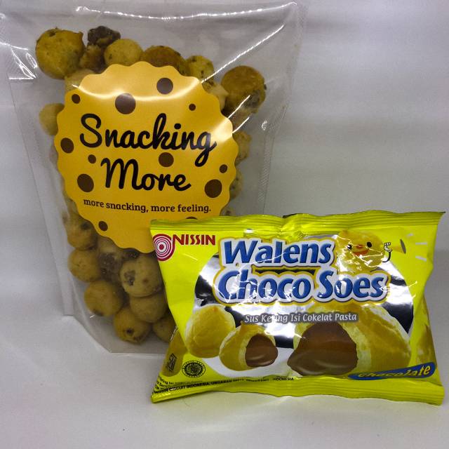 

Snack Kiloan | Wallen Choco Soes 200gr | Cemilan Original Repack