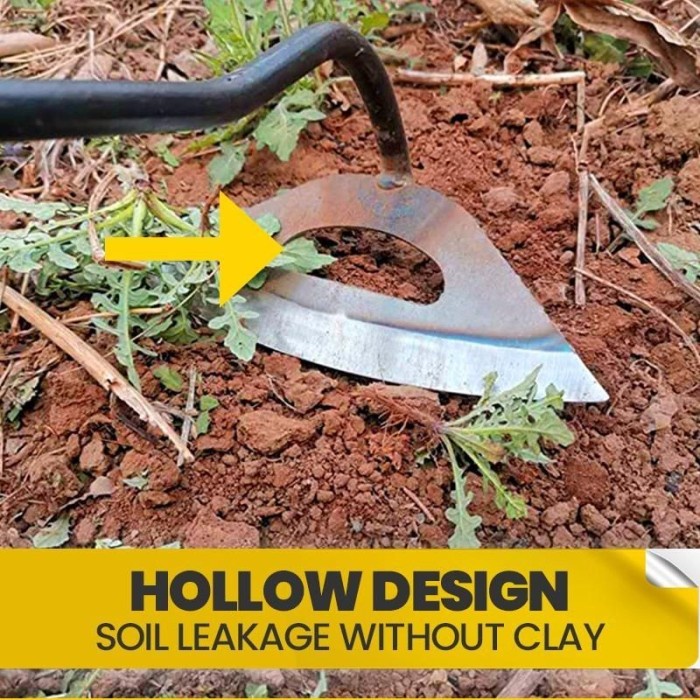 FMFIT Steel Hardened Hollow Hoe Cangkul Rumput / Gulma Terbaik Import USA