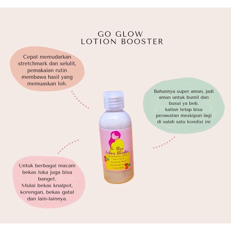 Handbody Lotion Booster, handbody pemutih badan, penghilang stretchmark dan selulit, handbody racika