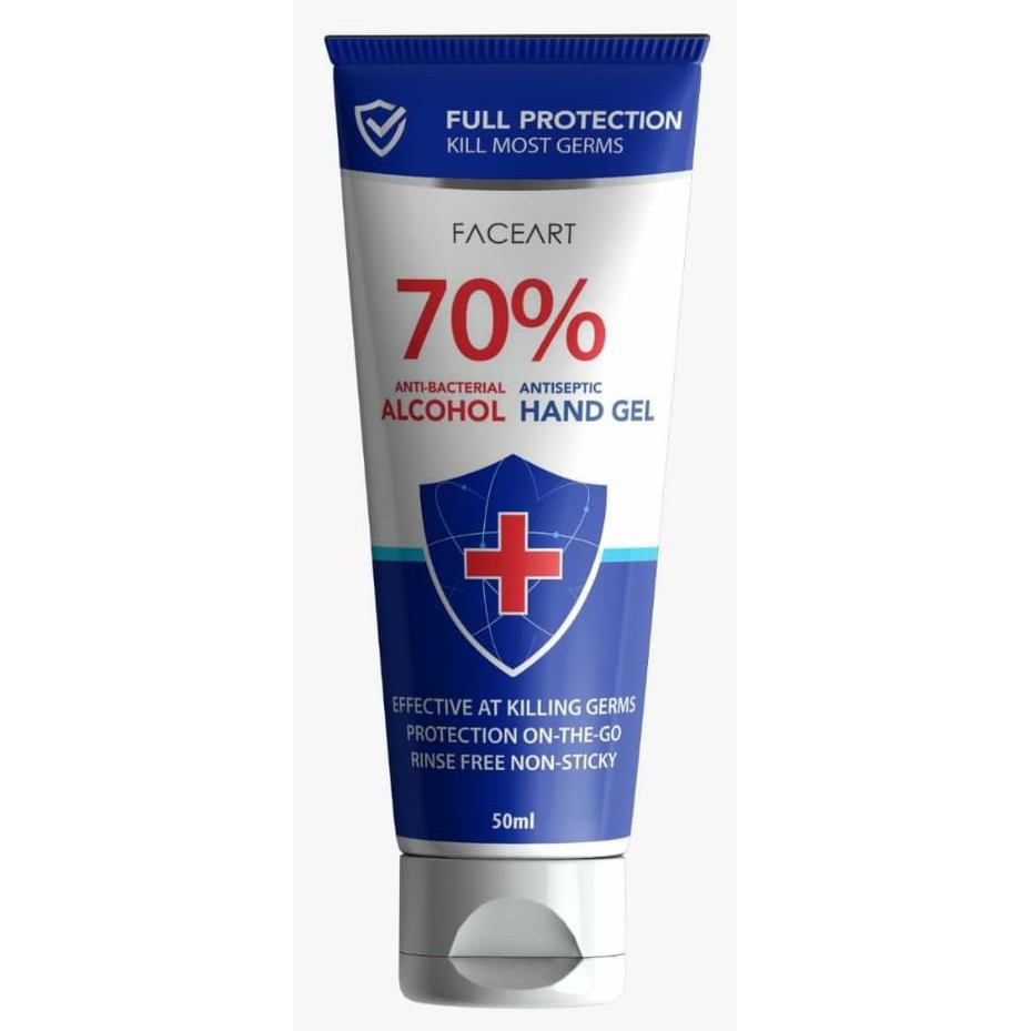 Faceart Hand Sanitizer Gel 50ml – Pembersih Tangan Praktis Cepat Kering