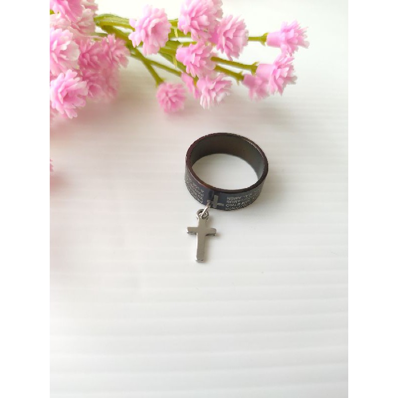 Cincin Salib Cincin Rohani Cincin titanium Import