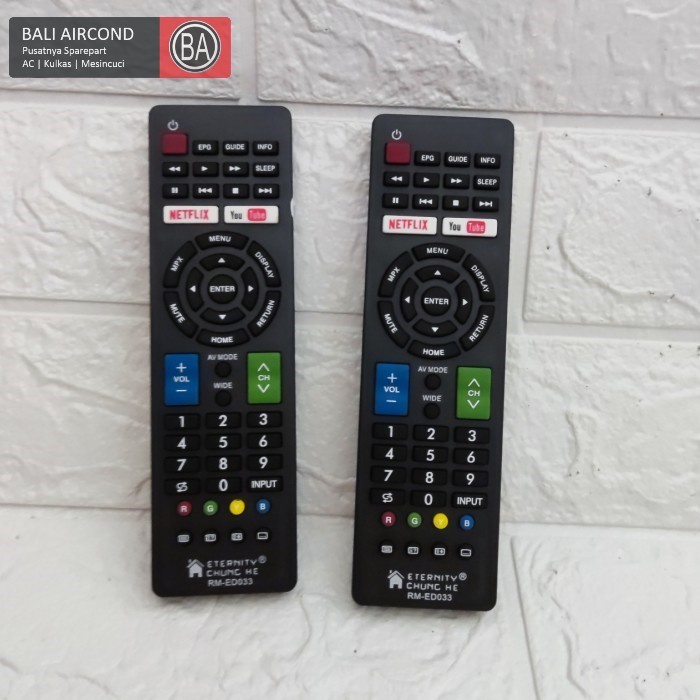 REMOTE TV REMOT SMART TV SHARP AQUOS NETFLIX YOUTUBE MULTI