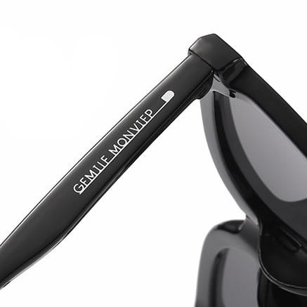 HZ Kacamata Anak Hitam Korea Murah Cowok Cewek INS Fashion Black Sunglass