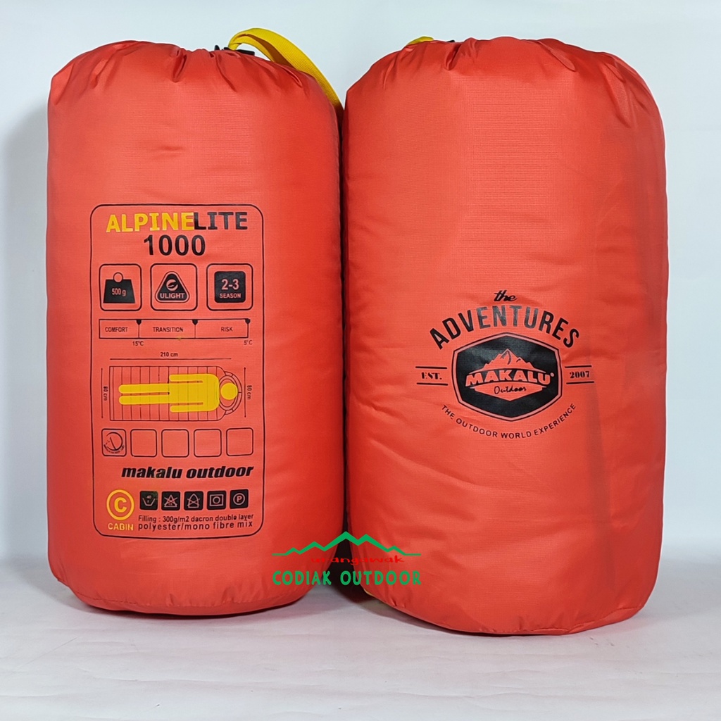 Makalu Sleeping bag Alpinelite 1000 Kantung Tidur | MAKALU ORIGINAL