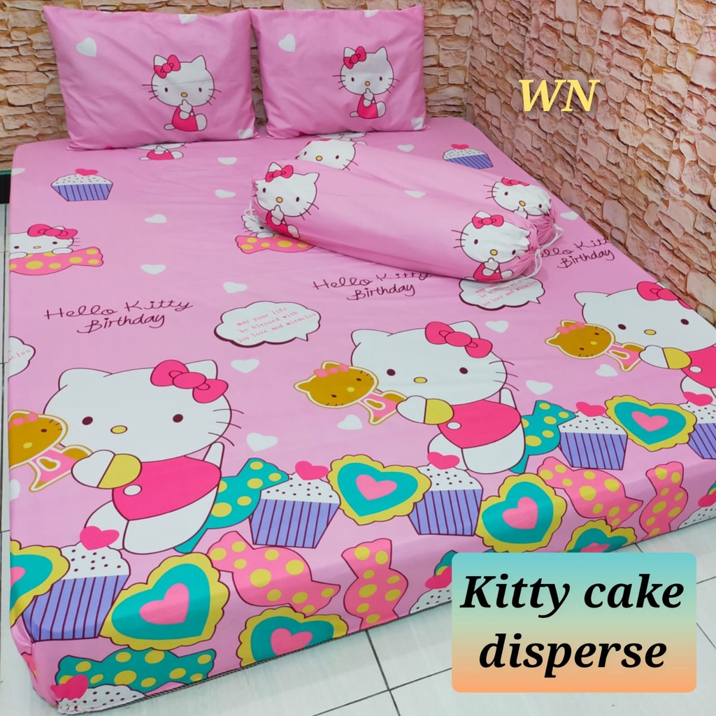 7 motif kitty, sprei murah, sprei homemade, sarban 2 sargul 2, sprei dewasa