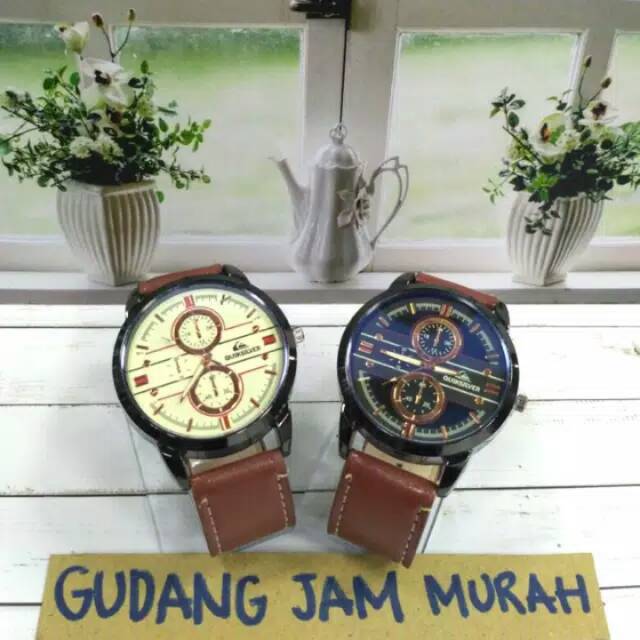 Jam Tangan Quiksilver Tali Kulit. TERMURAH