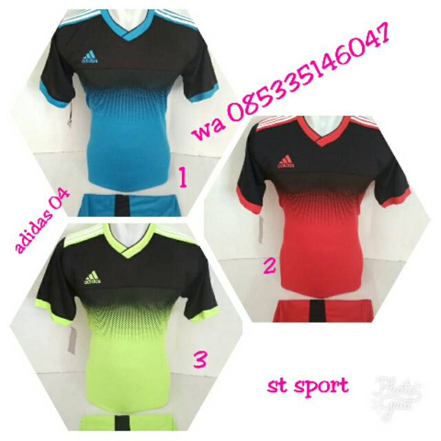 Baju kaos olahraga bola jersey setalan futsal harga termurah