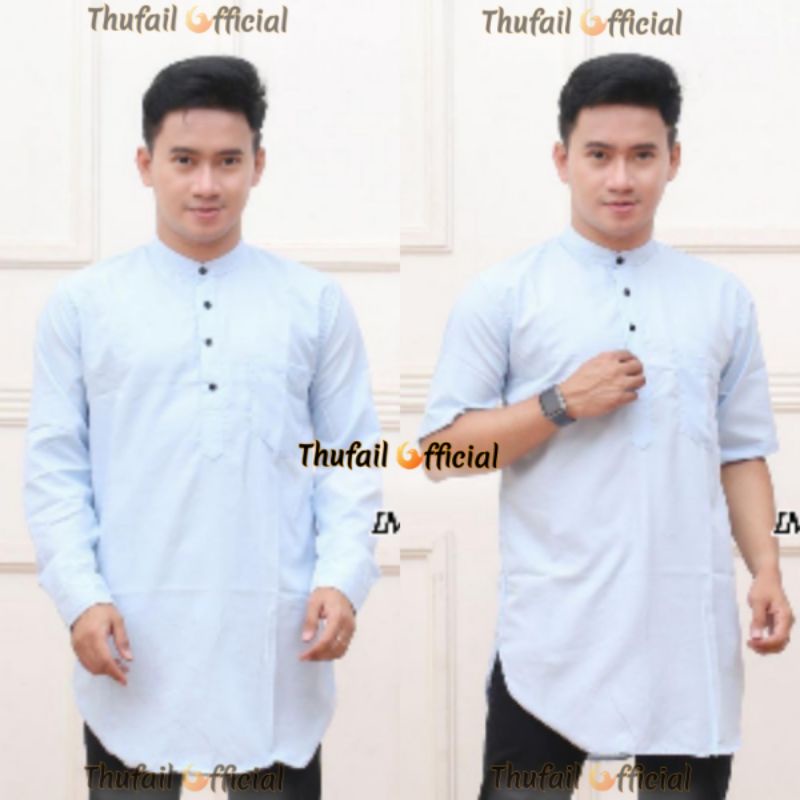 [Bisa COD Bayar Di Tempat] Kurta Pria Muslim Keren dan Simpel Polos Pakistan