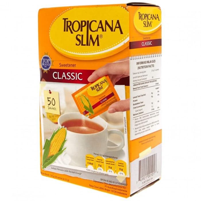 Tropicana Slim Classic isi 50 Sachet Gula Rendah Kalori