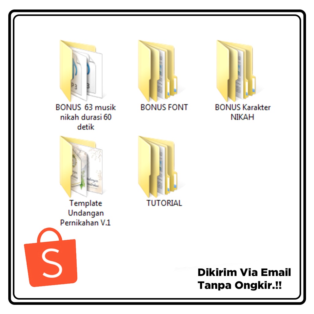 Template Undangan Pernikahan Digital PPT 50+ Bonus Premium Vol.1