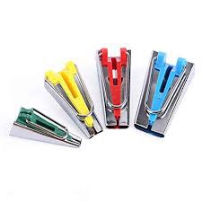 Bias Tape Maker Set / Alat Pembuat Bisban 4 Pcs CY-BTM-S4