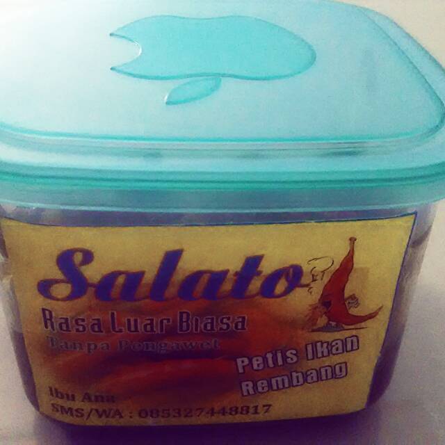 

2 pcs Salato Sambel Goreng Petis ikan khas rembang, superrrr