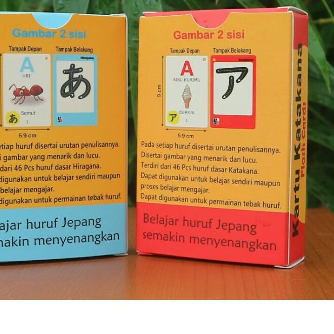 Promo Bulan Ini LR070 Flashcard Hiragana Katakana (Kartu Hiragana Katakana)
