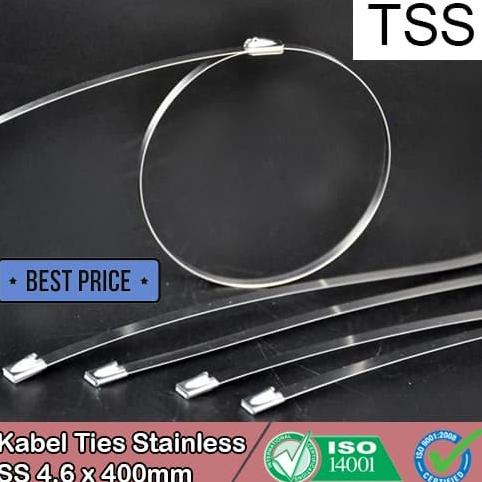 

Office & Stationery | Document Organizer | Kabel Ties Stainless 40Cm Ss 4.6 X 400Mm Tss Cable Tis Steel Murah | Best Seller