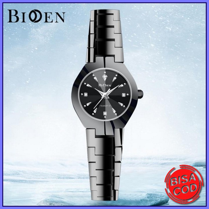 Jam Tangan Cewek Anti Air Cod Genev Analog Fashion Casual Women Wrist Quartz Kuning Jam Smartwatch J