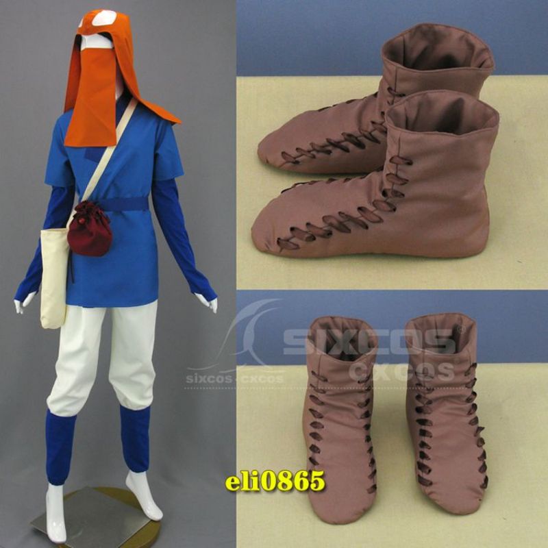 [MikanHiro Store] Costume Princess Mononoke Cosplay Ashitaka Studio Ghibli