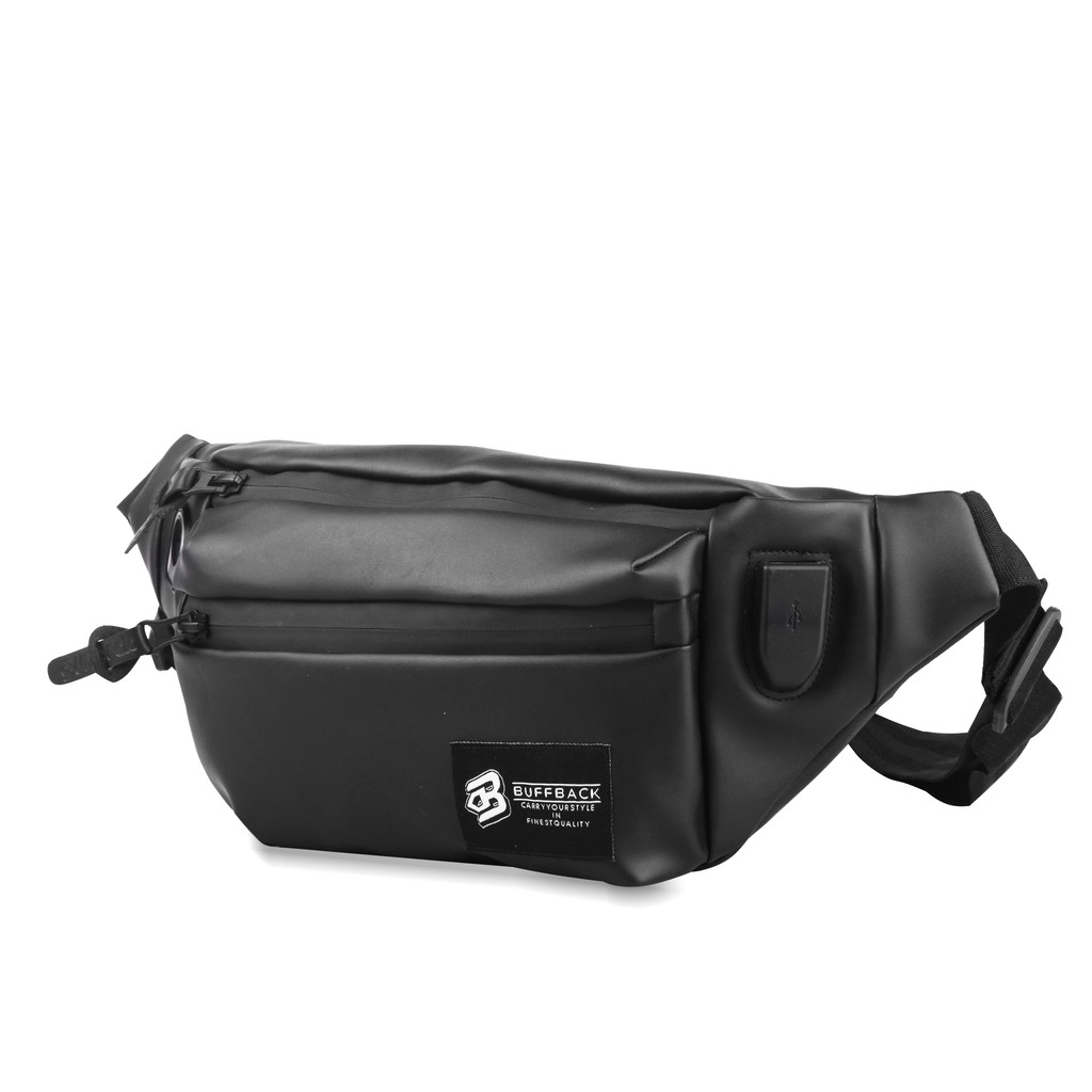 Tas Selempang Waistbag Usb Waterproof Buffback North.