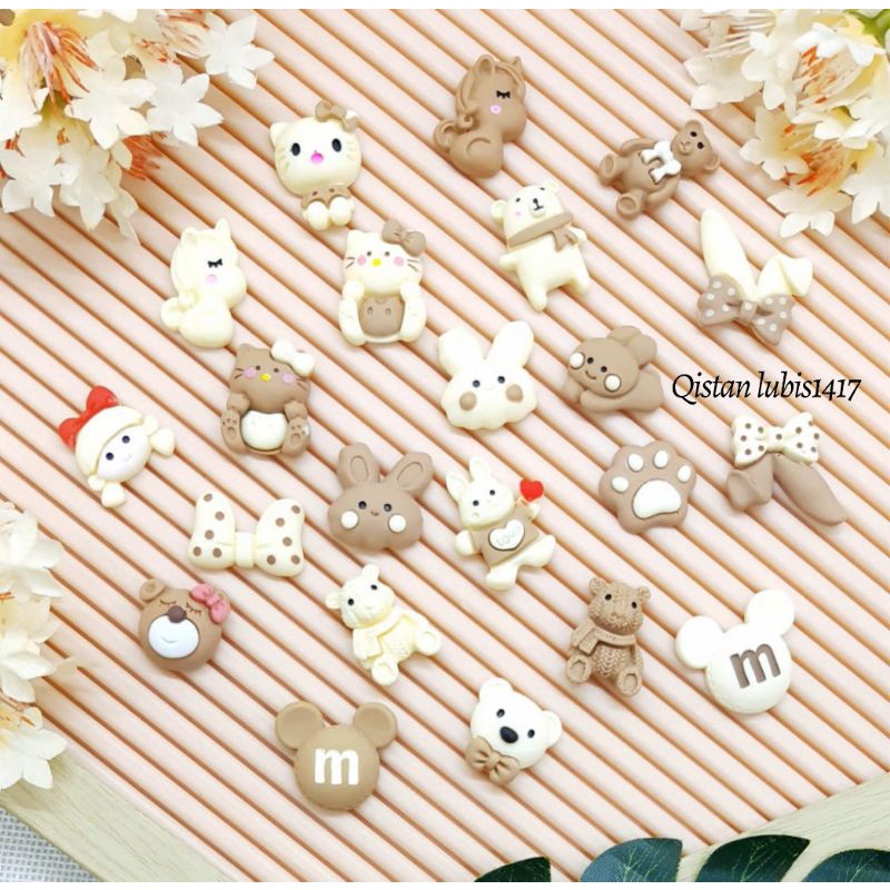 Resin|Clay zoo Coko &amp; Cream 10pcs