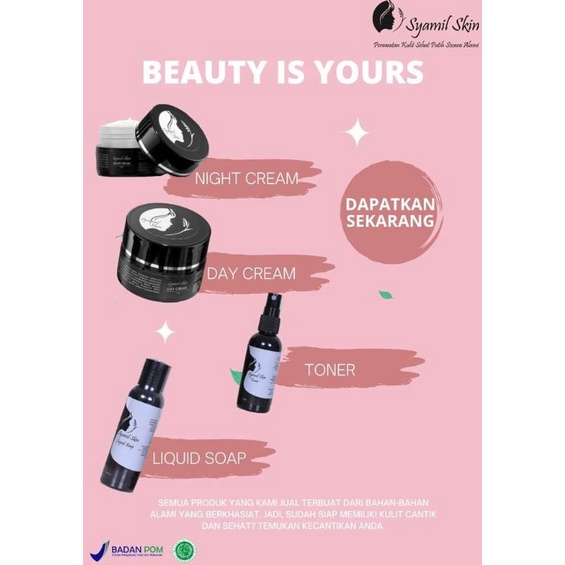 PAKET NORMAL EXPRESS SYAMIL SKINCARE//FREE POUCH CANTIK