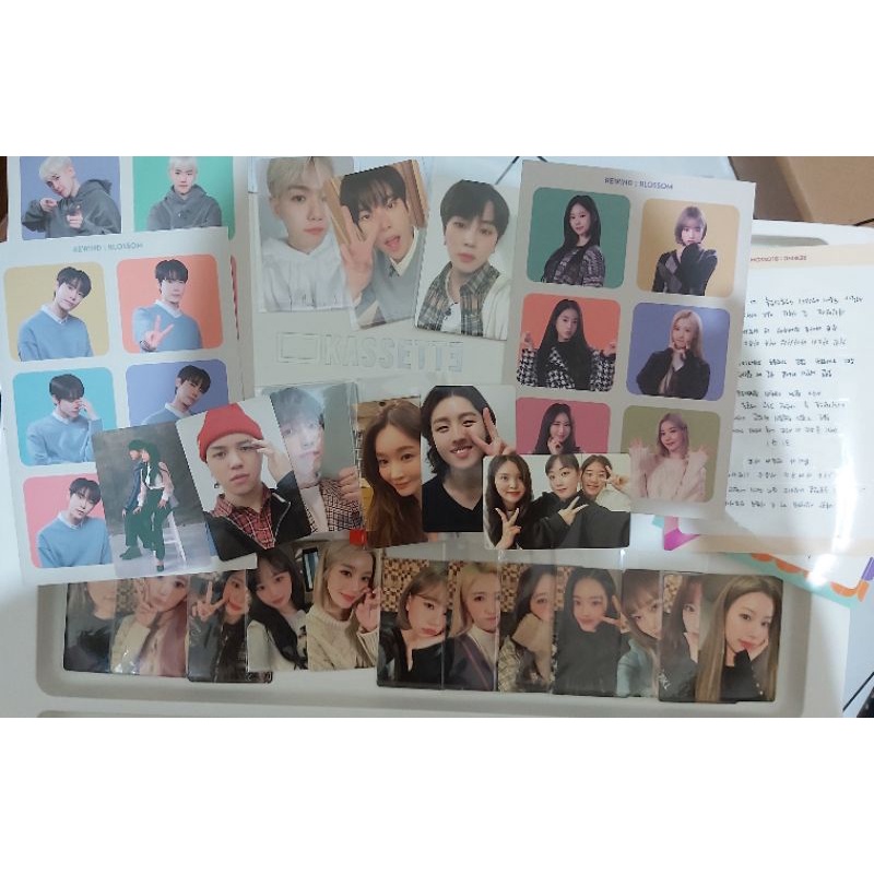 [Ready Stock] - SHARING PHOTOCARD + STICKER REWIND BLOSSOM IZ*ONE Chaewon Minju Yujin Hyewon #IZONE