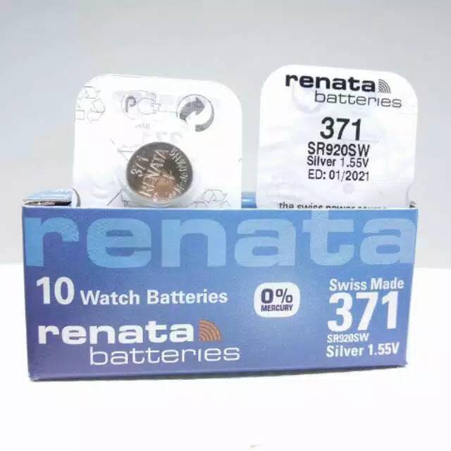 Baterai Batere Renata SR920SW 371 Original Batu Baterai Jam Tangan