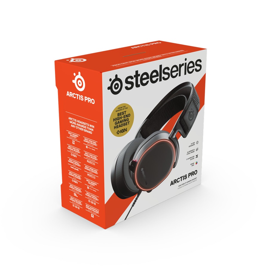 Headset SteelSeries Arctis PRO RGB | 7.1 Surround Sound Headset Gaming