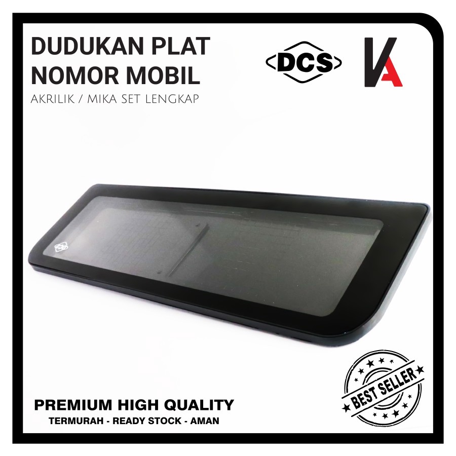 DCS Cover / Dudukan / Tempat / Frame / Breket / Bingkai / Rumah / Tatakan Plat Nomor Mobil Model Slim (1 PCS)