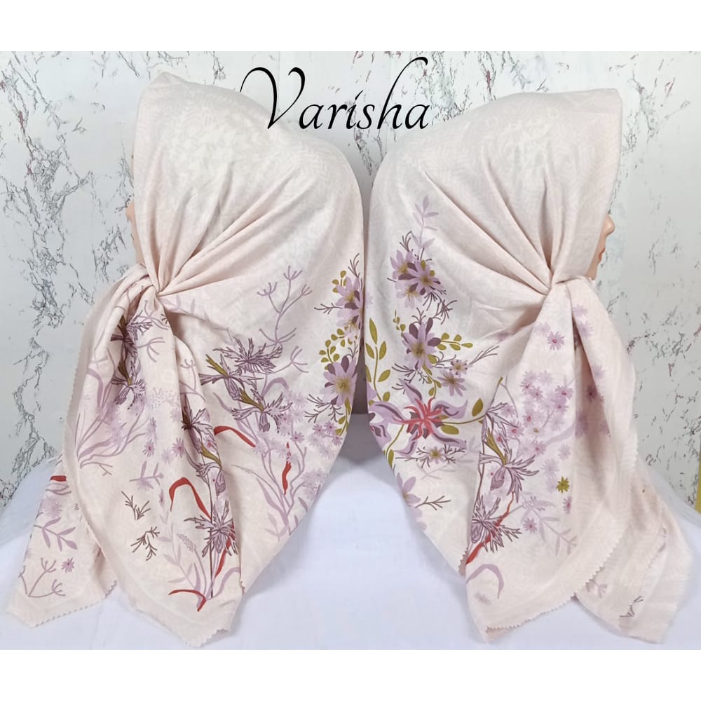 HIJAB WARNA NUDE / HIJAB SEGI EMPAT / HIJAB BERMOTIF / HIJAB BUNGA / KERUDUNG BERMOTIF / KERUDUNG SE