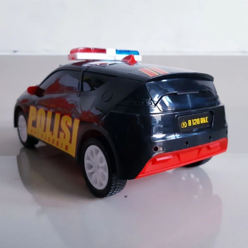 Mainan Mobil Polisi Resmob - Miniatur Mobilan Sedan Satreskrim Anak