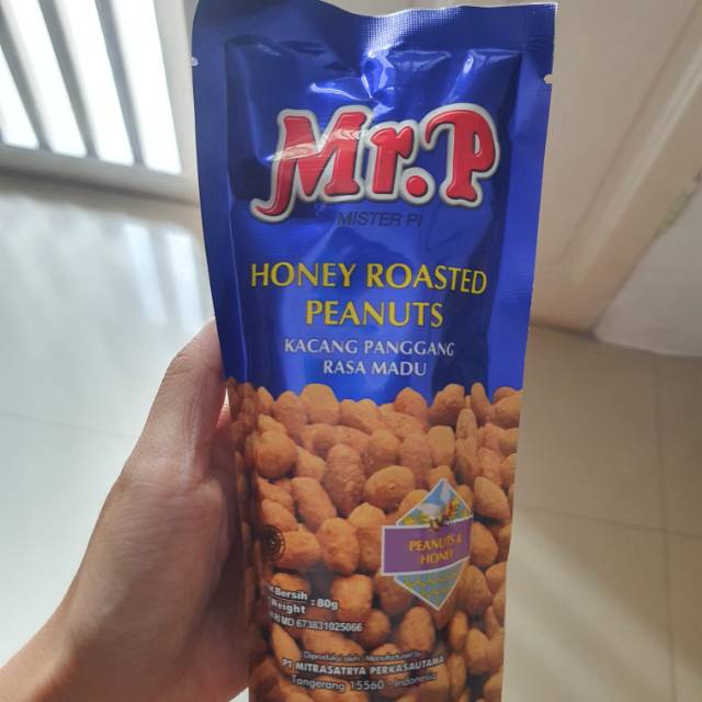 

Mr.P Mister PI HONEY PEANUTS kacang panggang 80gr