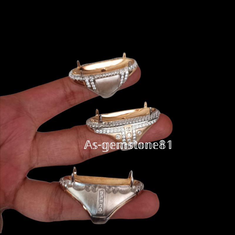 Ring Emban Cincin[alpaka hongkong]pandan 37×8mm