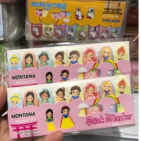 

Pembatas Buku / Stick Marker Montana Isi 8 Motif