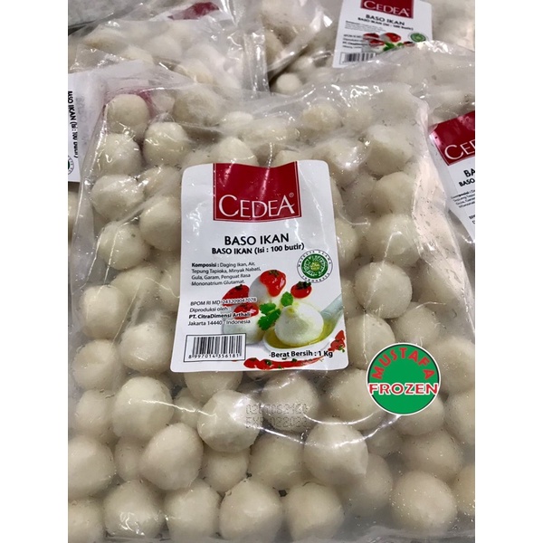 

Cedea Bakso Ikan 1kg (100pcs)