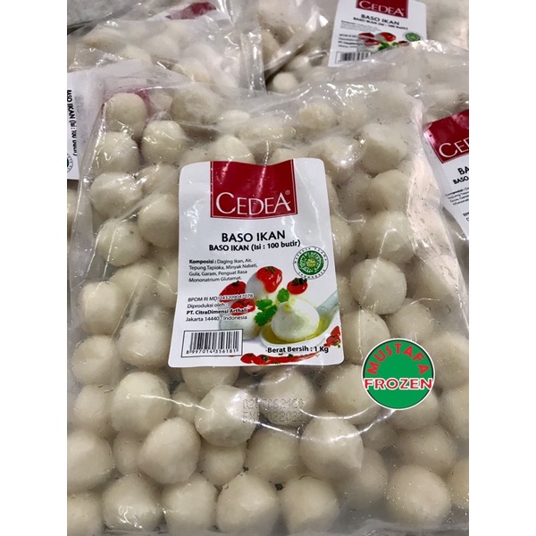 Jual Cedea Bakso Ikan 1kg 100pcs Shopee Indonesia