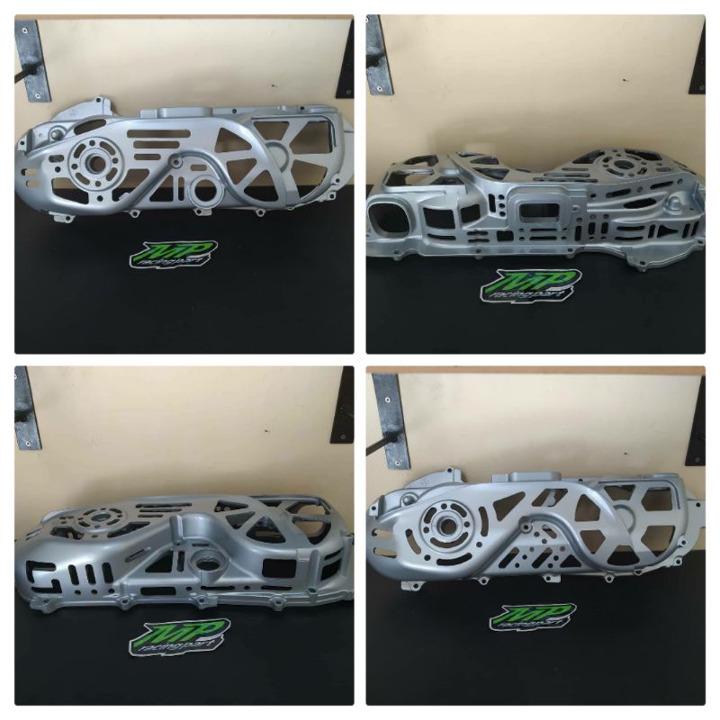 blok block bak cover cvt mio smile sporty soul custom bubut coak cat repaint silver