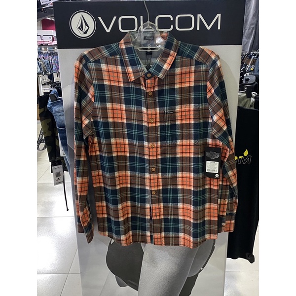 Kemeja Volcom Lengan Panjang MLH Hayden Pay Original