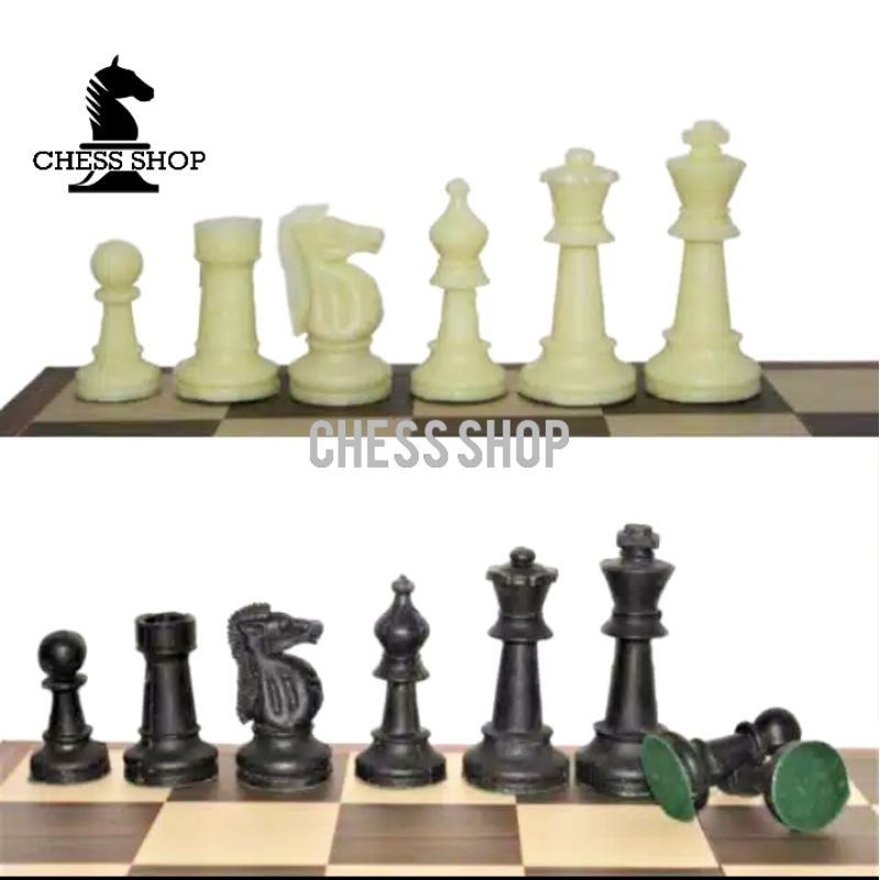 Bidak Buah Catur Plastik Standar Internasional