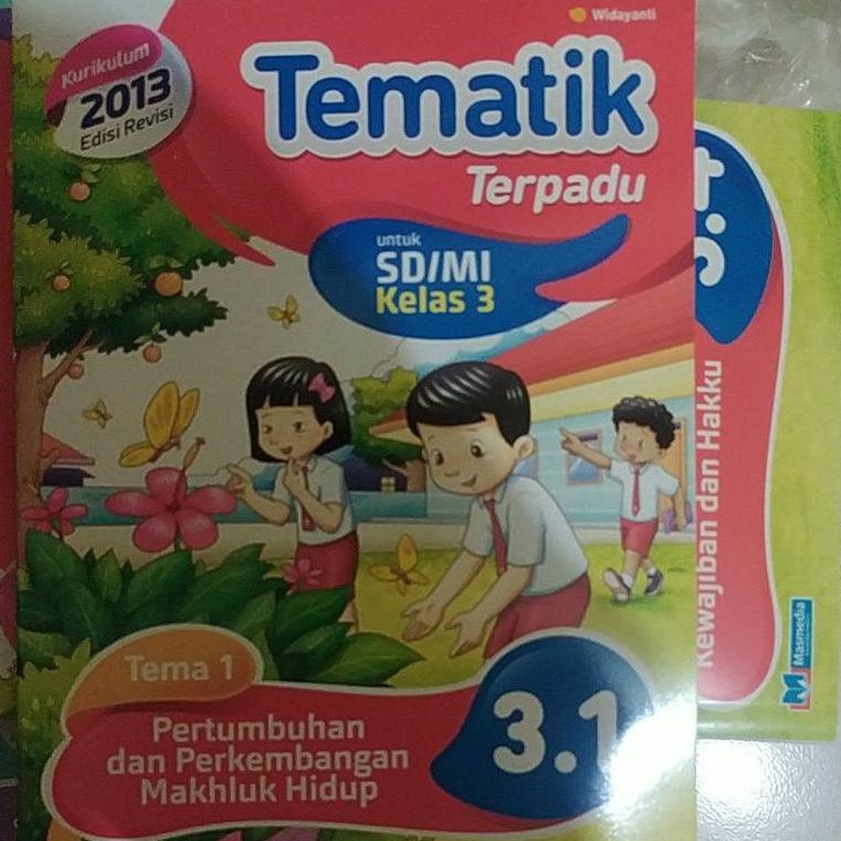 Buku Tematik kelas 3 SD Tema 1-8 SD penerbit Masmedia ‣ US.20Au22ᴱ