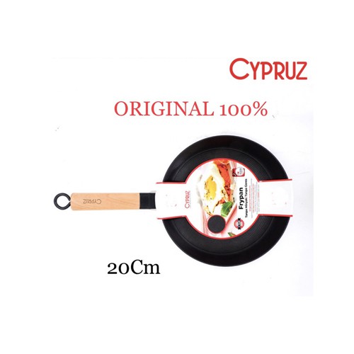 CYPRUZ Fry Pan Cast Iron Anti Lengket 20Cm FP-0910/Wajan Penggorengan