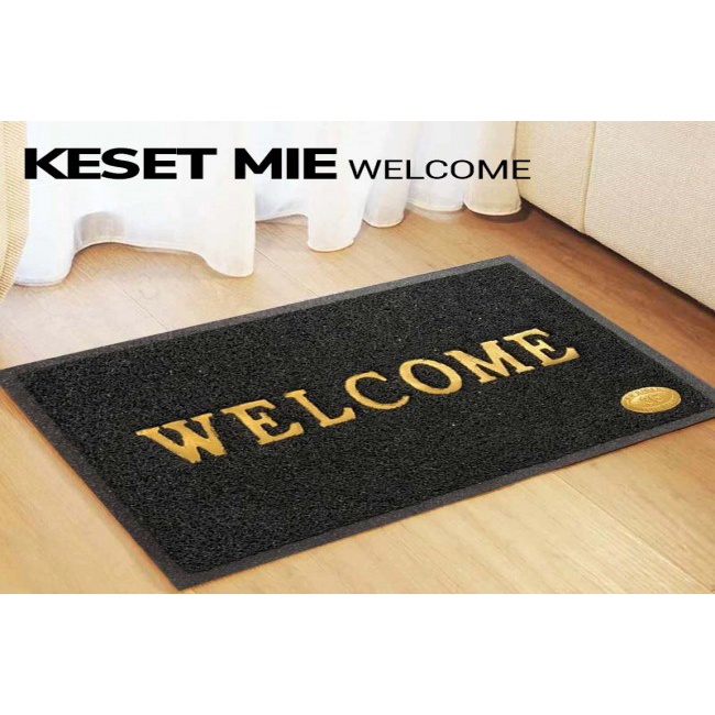 KESET WELCOME BAHAN NYLON BIHUN KESET MIE ANTI SLIP TERMURAH LAP KAKI MODEL NYAMAN EMPUK