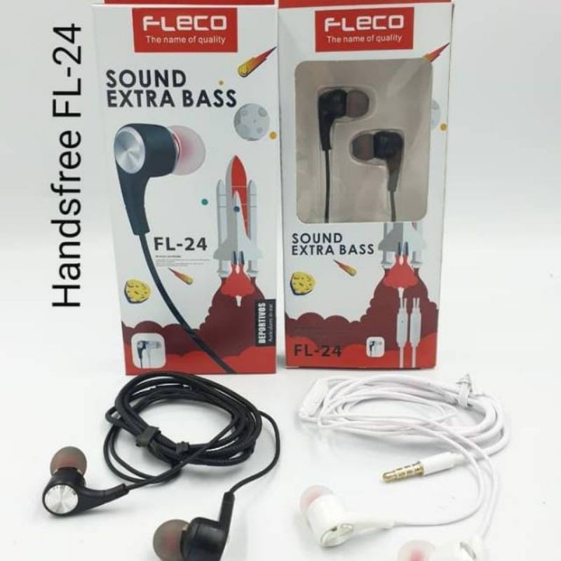 Headset Fleco FL-24 Stereo Bass Bisa Dipakai Semua Handphone