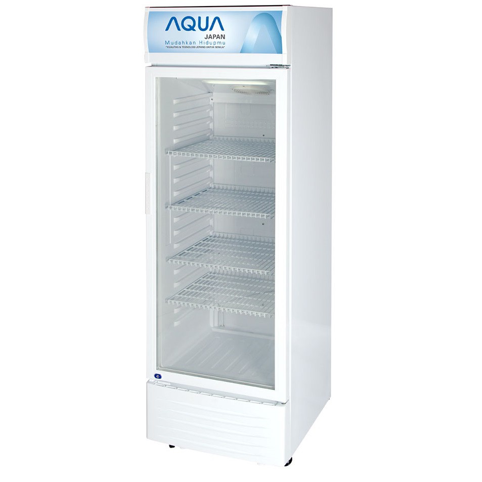 Showcase Aqua Japan Aqb 340 4 Rak Display Cooler Kulkas Low Watt Shopee Indonesia