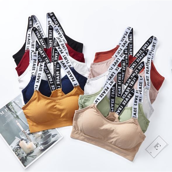 BV.ID BR015 BH SPORT BRA PUSH UP GYM FITNESS SENAM ZUMBA JOGING YOGA PAKAIAN DALAM OLAHRAGA COD