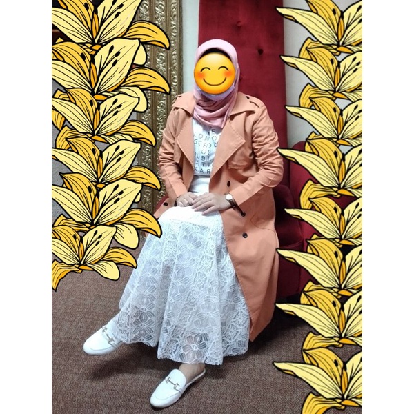 Long Skirt, Sideline Modest Wear(Preloved pribadi, VVGC)