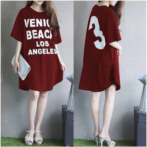 Q- DRESS VENICE/ DRESS CASUAL BAHAN SPANDEX/ TERBARU