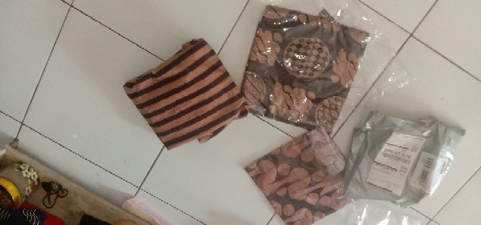 Atasan Batik~bswart Batik Hrb026 Kenongo Hem Pendek Padi Pekalongan Batik Pria Murah Modern Grosir 1