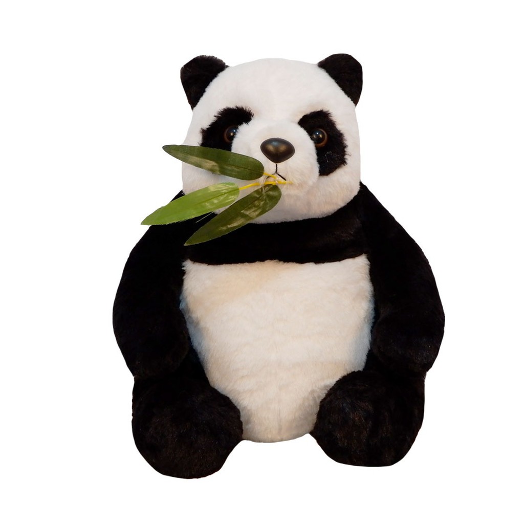 Boneka Panda ISTANA BONEKA Panda Bamboo besar lucu bear panda besar empuk fluffy kiki miu bambu plush black white we bear