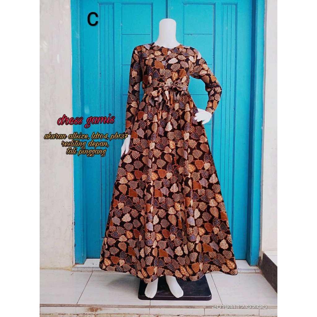 DRESS BATIK MOTIF TERBARU