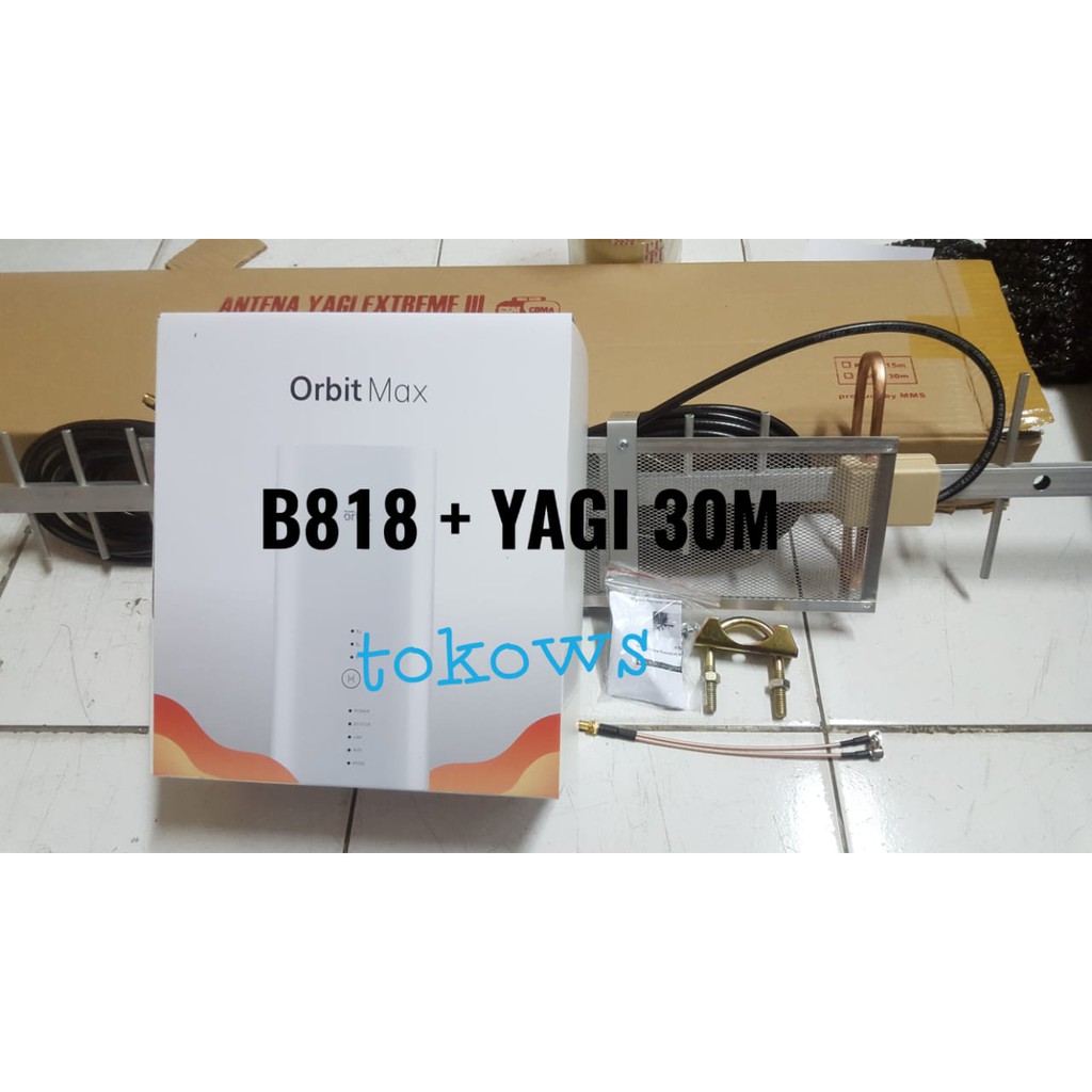 Modem Huawei B818 + 150GB Orbit Max UNLOCK plus YAGI 30M