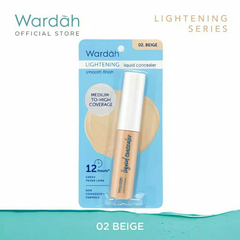 Wardah Lightening Liquid Concealer Light &amp; Beige 7 g